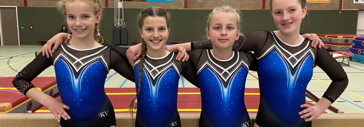 Dana, Amber, Yfke en Kaylee